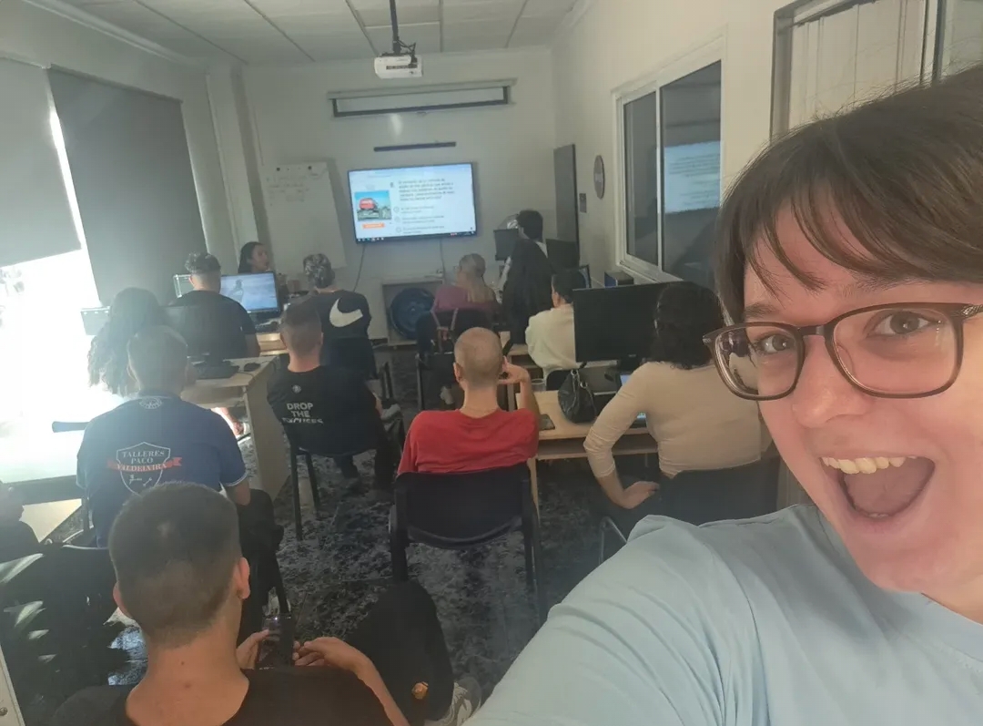 Aula teórica de Autoescuela El Sur